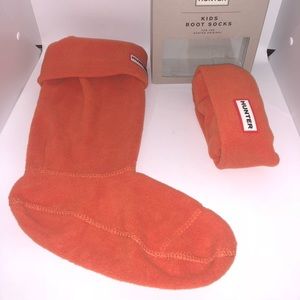 Hunter Kids Boot Socks Orange